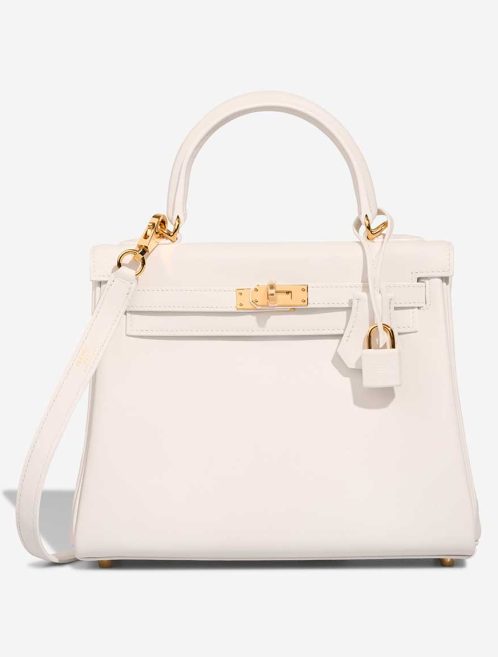 Hermès Kelly 25 Swift New White Front | Sell your designer bag