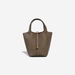 Hermès Picotin 18 Taurillon Clémence Étoupe Front | Sell your designer bag