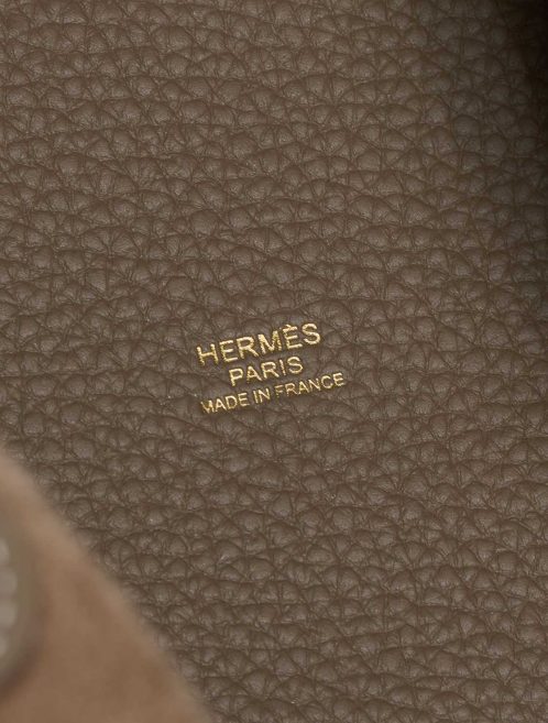 Hermès Picotin 18 Taurillon Clémence Étoupe Logo | Sell your designer bag