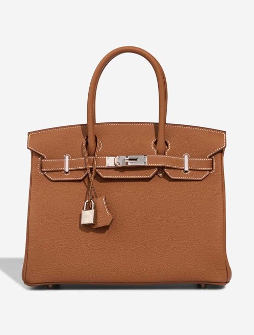 Hermès Birkin 30 Togo Gold Front | Sell your designer bag