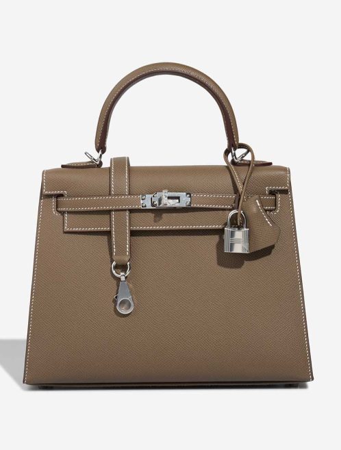 Hermès Kelly 25 Epsom Étoupe Front | Sell your designer bag