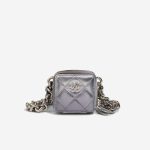 Chanel Timeless Micro Lamb Silver Front | Sell your designer bag