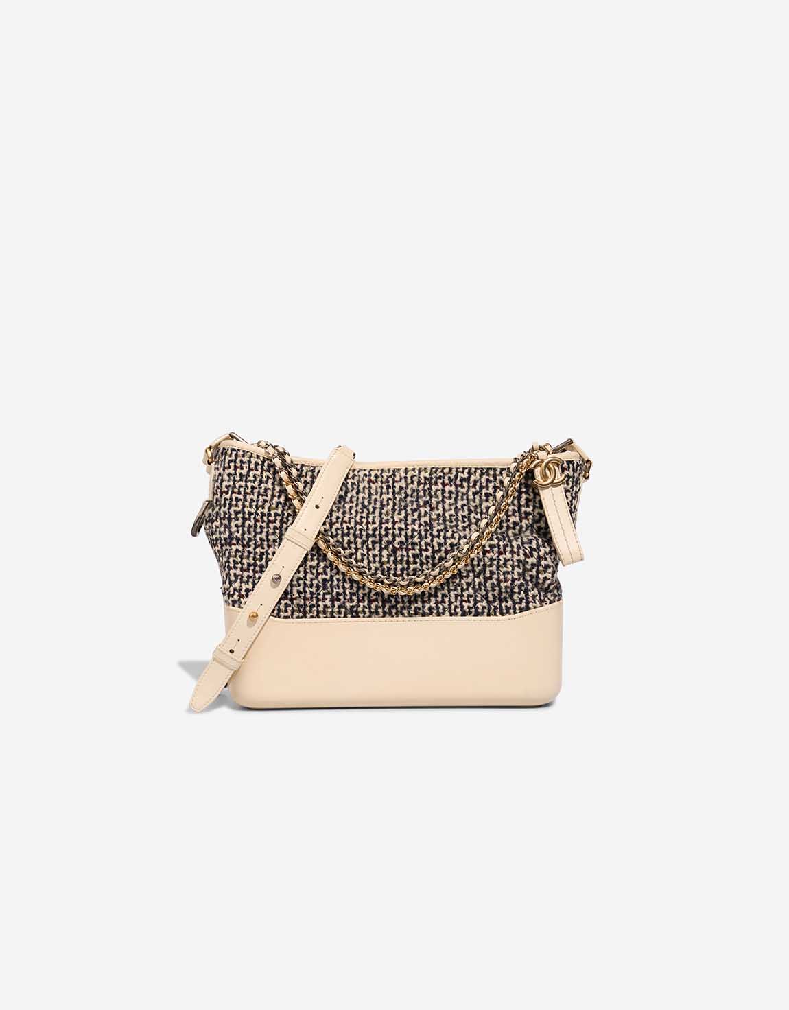 Chanel Gabrielle Medium Tweed Beige | SACLÀB