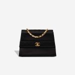 Chanel Timeless Clutch Small Satin Black Front | Sell your designer bag