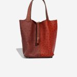 Hermès Picotin 22 Ostrich Rouge H / Rouge Vif Front | Sell your designer bag