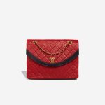 Chanel Coco Flap Medium Lamb Red / Black Front | Sell your designer bag