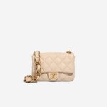 Chanel Timeless Mini Rectangular Lamb Beige Front | Sell your designer bag