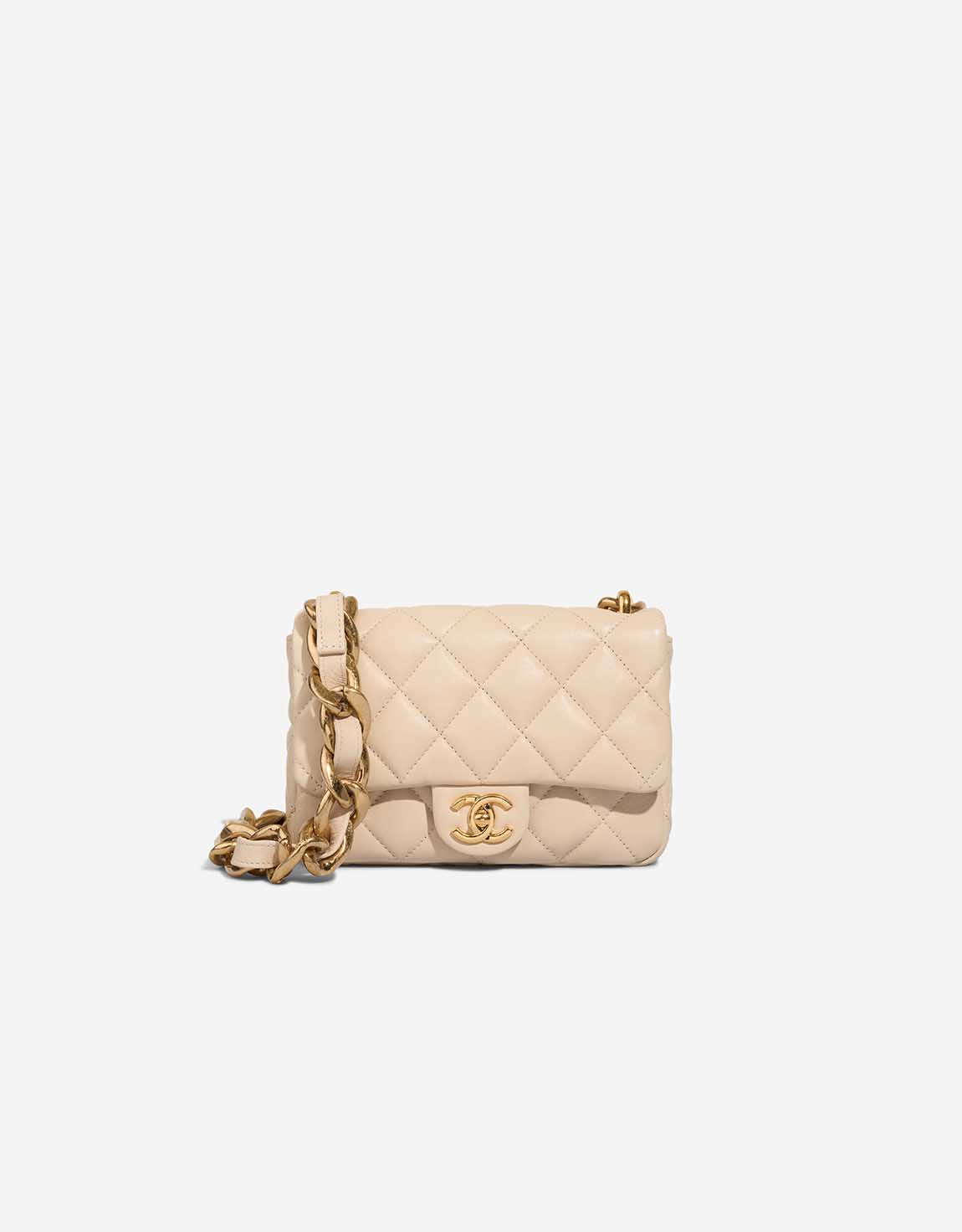 Chanel Timeless Mini Rectangular Lamb Beige | SACLÀB