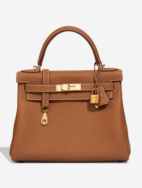 Hermès Kelly 28 Togo Gold Front | Sell your designer bag