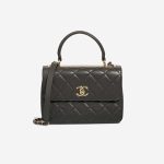 Chanel Trendy CC Medium Lamb Dark Grey Front | Sell your designer bag