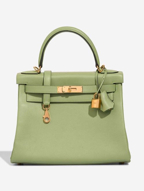 Hermès Kelly 28 Evercolor Vert Criquet Front | Sell your designer bag