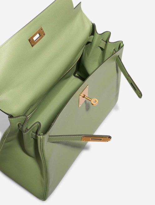Hermès Kelly 28 Evercolor Vert Criquet Inside | Sell your designer bag