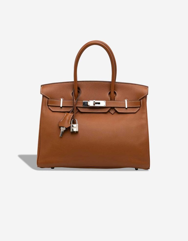Hermès Birkin 30 Barenia Fauve Front | Sell your designer bag