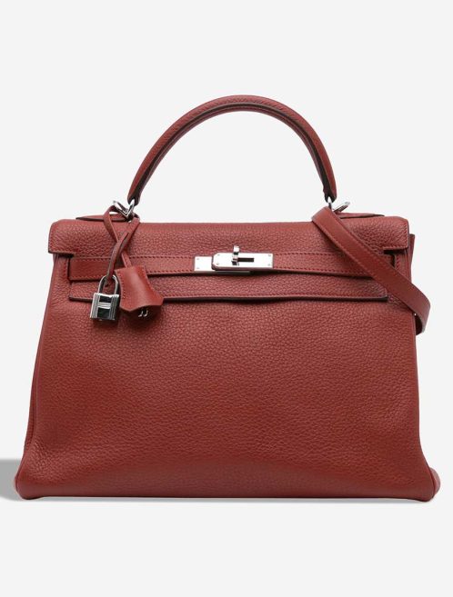 Hermès Kelly 32 Clémence Rouge H Front | Sell your designer bag