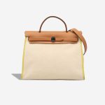Hermès Herbag 31 Toile / Vache Hunter Lime / Sable Naturel / Vanille Front | Sell your designer bag