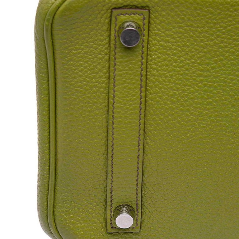 Hermès Birkin 30 Togo Vert Chartreuse Signs of wear | Sell your designer bag