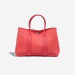 Hermès Garden Party 30 Toile / Veau Négonda Rouge Pivoine Front | Sell your designer bag