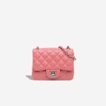 Chanel Timeless Mini Square Lamb Pink Front | Sell your designer bag