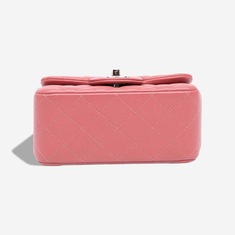 Chanel Timeless Mini Square Lamb Pink Front | Sell your designer bag