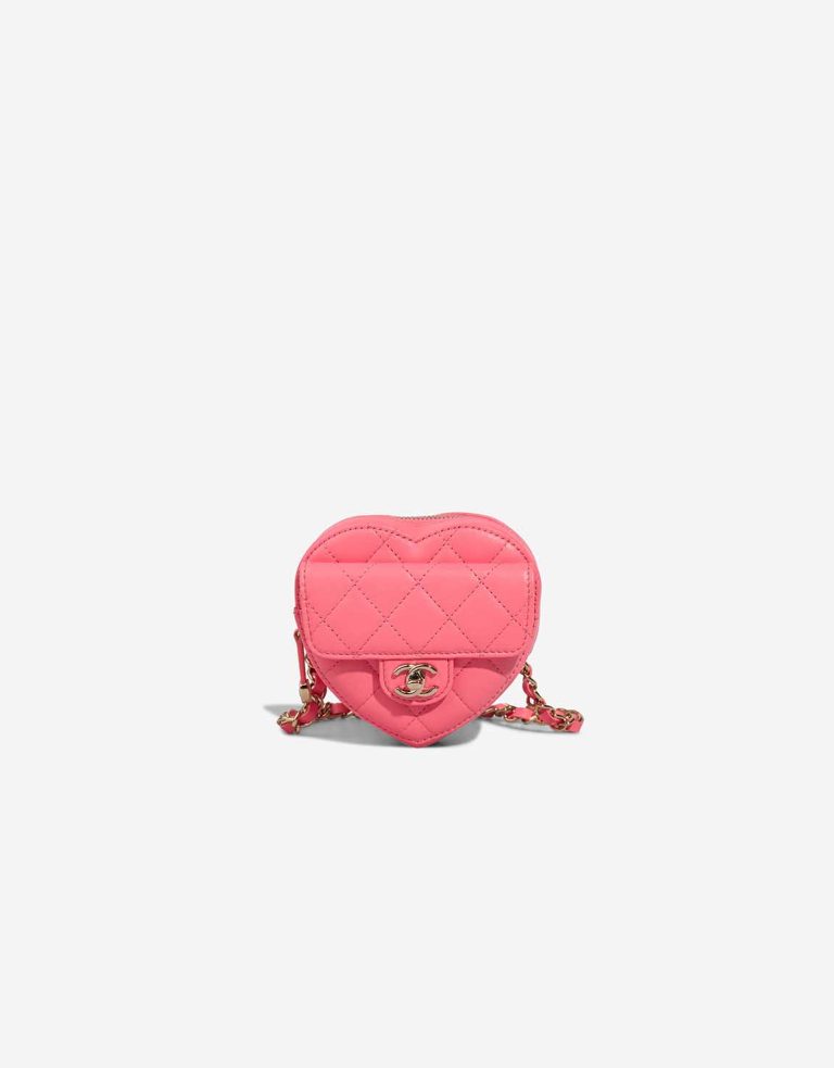 Chanel Timeless Heart Belt Bag Lamb Pink Front | Sell your designer bag