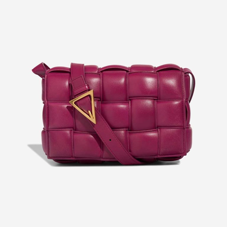 Bottega Veneta Cassette Lamb Purple Front | Sell your designer bag