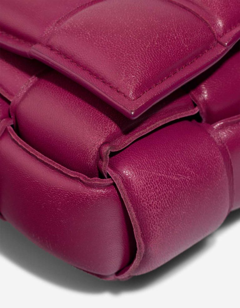 Bottega Veneta Cassette Lamb Purple Signs of wear | Sell your designer bag