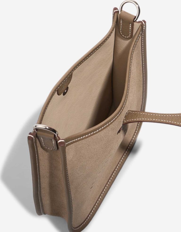 Hermès Evelyne 16 Suede / Taurillon Clémence Étoupe / Gris Caillou Inside | Sell your designer bag