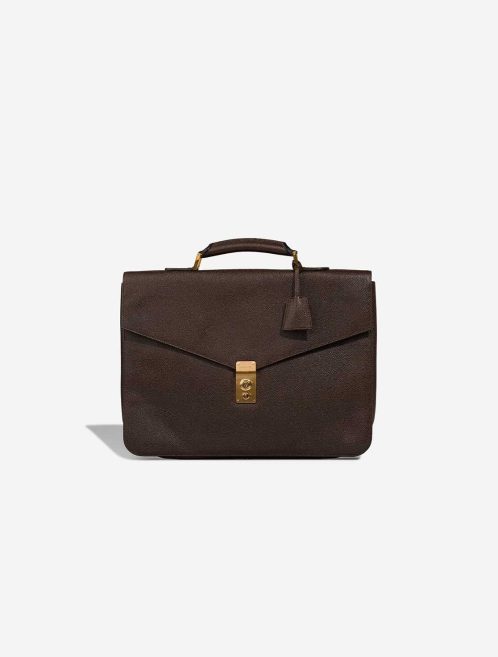 Chanel Briefcase Caviar Brown Front | Sell your designer bag