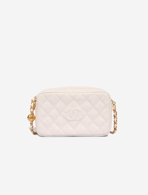 Chanel Camera Bag Caviar White Front | Sell your designer bag