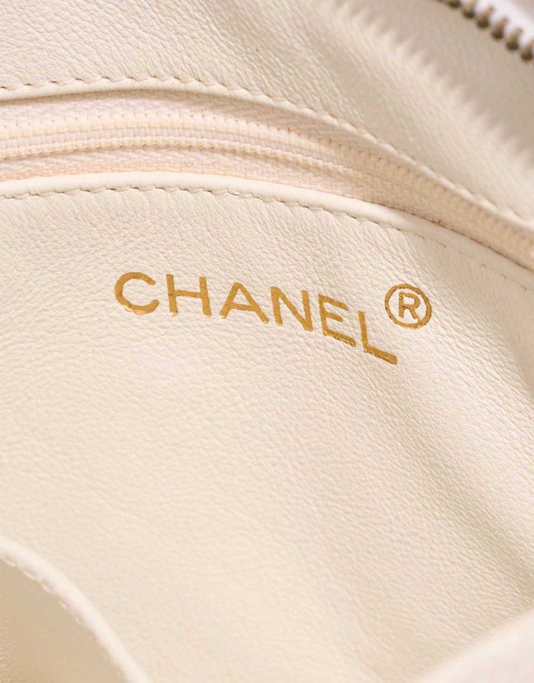 Chanel Camera Bag Caviar White Logo | Sell your designer bag