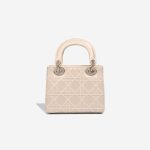 Dior Lady Mini Silk / Pearls Beige Front | Sell your designer bag