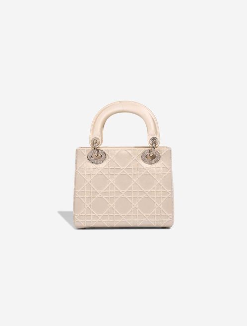 Dior Lady Mini Silk / Pearls Beige Front | Sell your designer bag