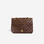 Chanel Flap Bag Medium Lamb Brown Front | Sell your designer bag