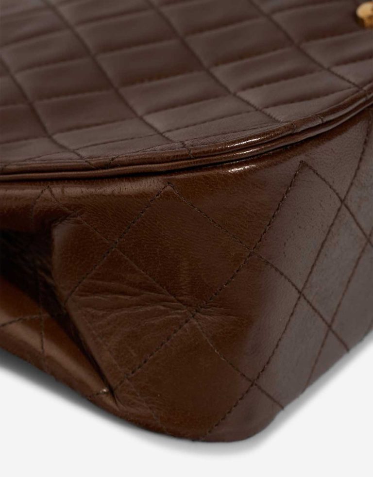 Chanel Flap Bag Medium Lamb Brown Signs of wear | Sell your designer bag