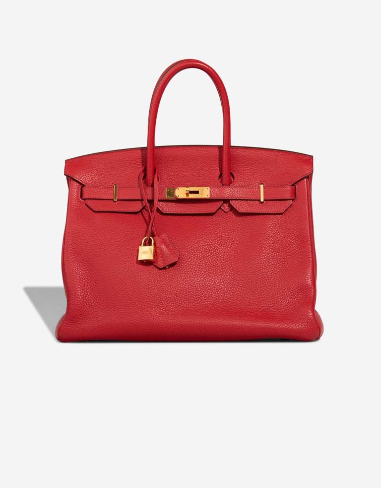Hermès Birkin 35 Togo Rouge Vif Front | Sell your designer bag