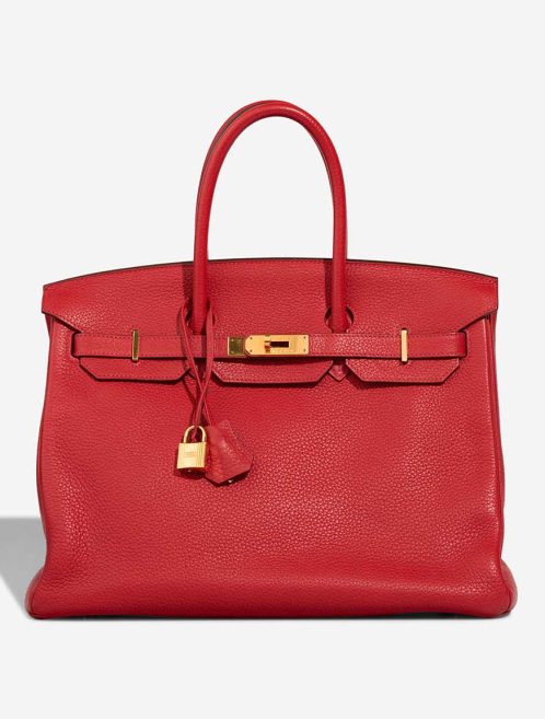 Hermès Birkin 35 Togo Rouge Vif Front | Sell your designer bag