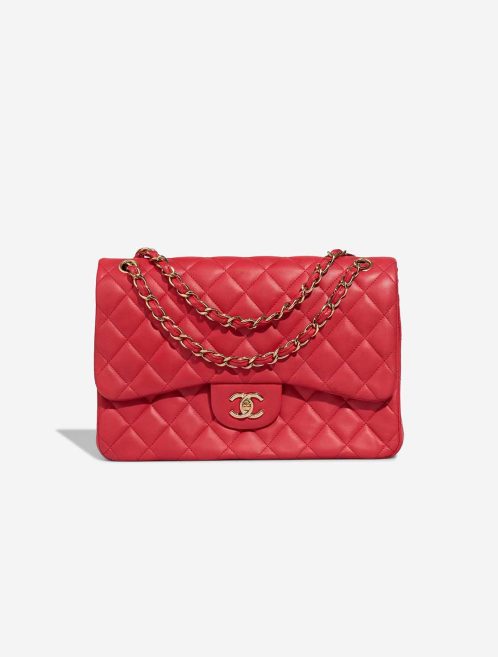Chanel Timeless Jumbo Lamb Red Front | Sell your designer bag