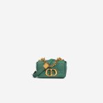 Dior Caro Micro Calf Green Front | Sell your designer bag