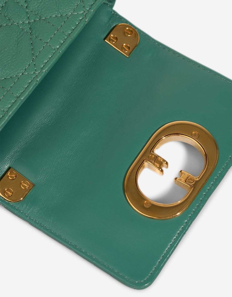 Dior Caro Micro Calf Green Signs of wear | Sell your designer bag