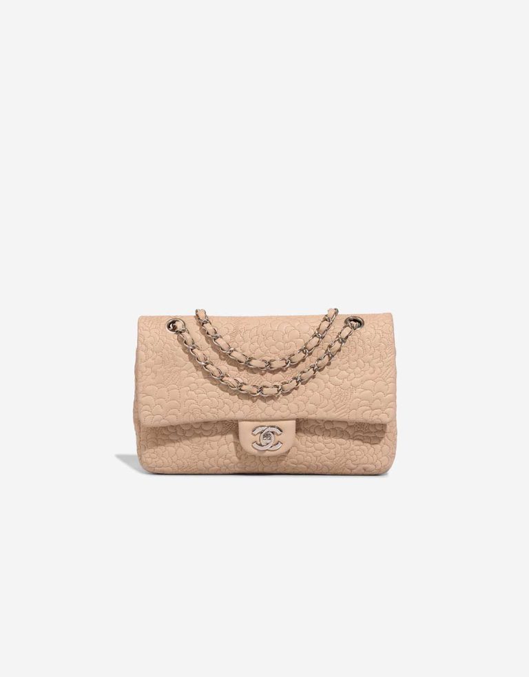 Chanel Timeless Camellia Medium Lamb Light Pink Front | Sell your designer bag