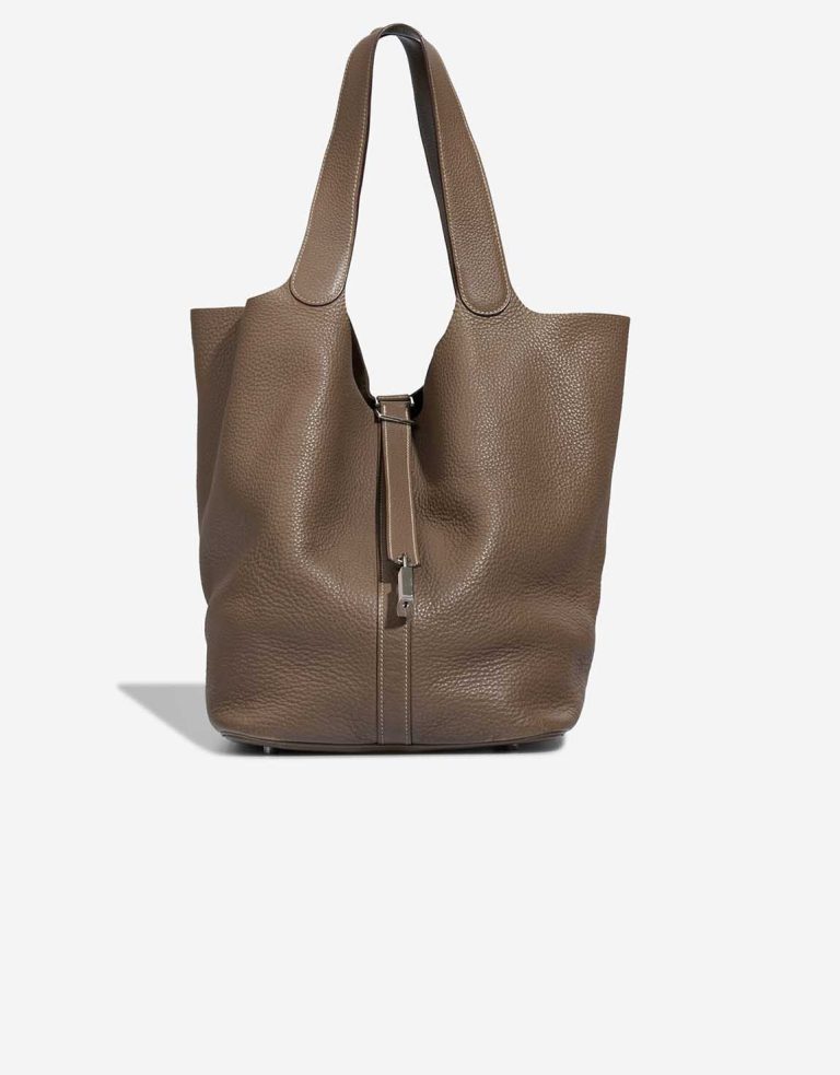 Hermès Picotin 33 Clémence Étoupe Front | Sell your designer bag
