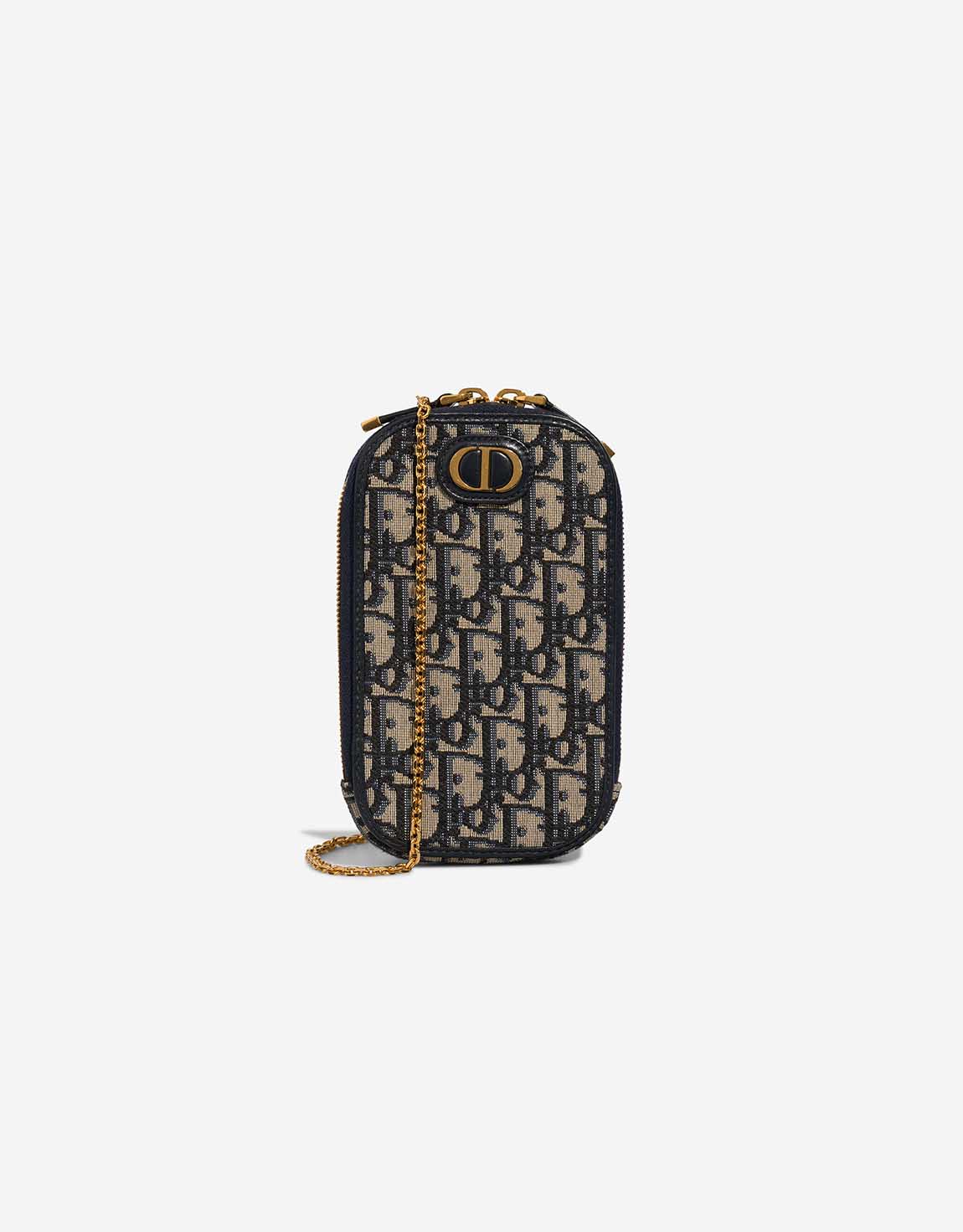 DIOR 30 モンテーニュ Call'in Dior スマートフォンホルダー Dior 30 Montaigne Call'in Phone Holder Oblique Jacquard Blue