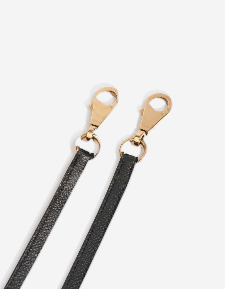 Hermès Kelly Strap Epsom Black Closing System | Sell your designer bag