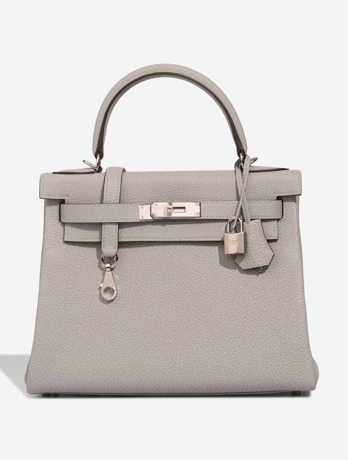 Hermès Kelly 28 Togo Bleu Glacier Front | Sell your designer bag