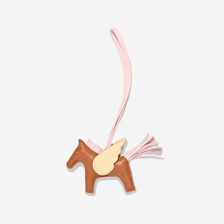 Hermès Rodeo Pegasus PM Milo Lamb Gold / Mauve Sylvestre / Nata Front | Sell your designer bag