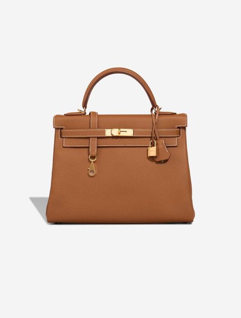 Hermès Kelly 32 Togo Gold Front | Sell your designer bag