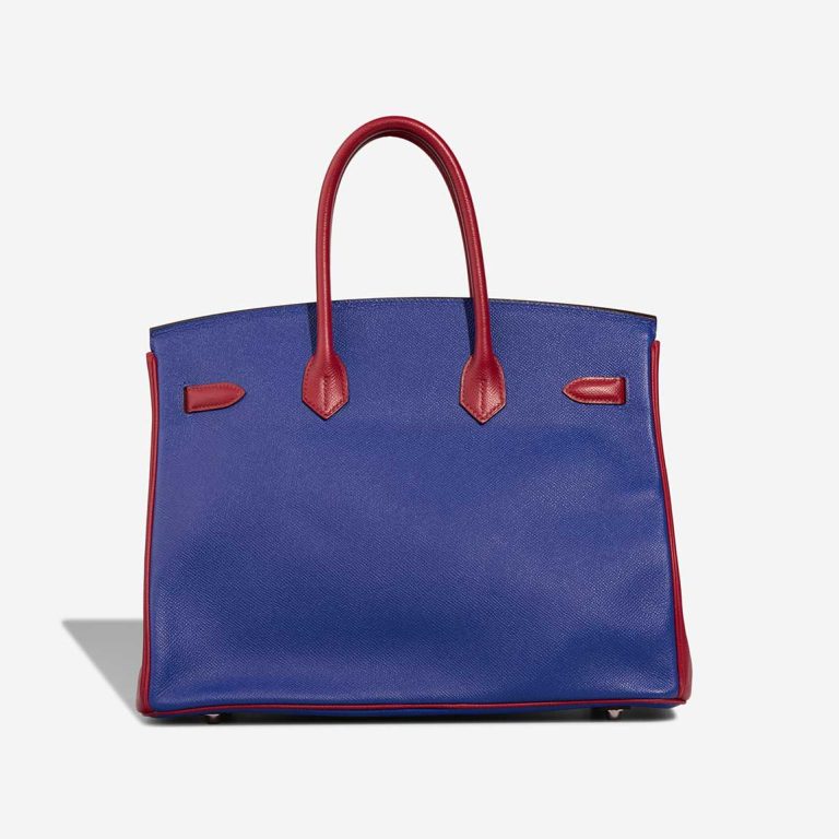 Hermès Birkin HSS 35 Epsom Bleu Électrique / Rouge H / Bordeaux | Sell your designer bag