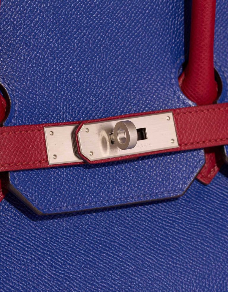 Hermès Birkin HSS 35 Epsom Bleu Électrique / Rouge H / Bordeaux Closing System | Sell your designer bag
