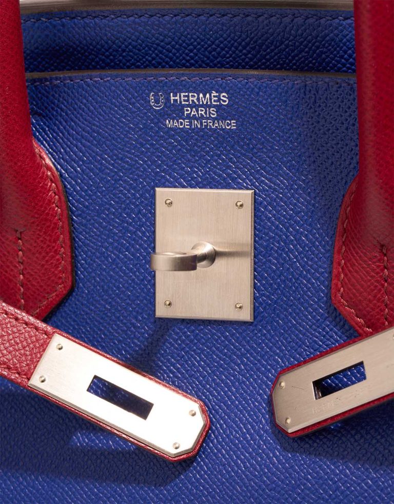 Hermès Birkin HSS 35 Epsom Bleu Électrique / Rouge H / Bordeaux Logo | Sell your designer bag