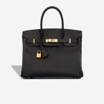 Hermès Birkin 30 Epsom Black Front | Sell your designer bag